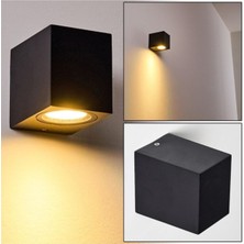 Full Reyon Amber Işık Ledli Dekoratif Tek Yönlü Iç ve Dış Mekan Duvar Apliği