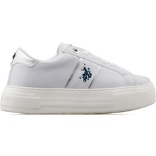U.S. Polo Assn. Tamos 2fx White Kadın Günlük Ayakkabı 101100940 Beyaz