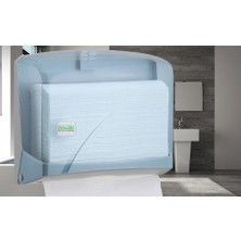 Şeker Portakalım Vialli K1T Banyo Mutfak Lavabo Pratik Z Katlı Kağıt Havlu Dispenseri Kapasite 200 Kağıt Şeffaf