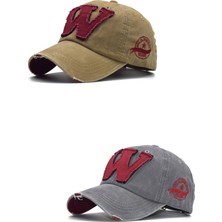 Elif İç Giyim Unisex Eskitme W Şapka 2'li Set