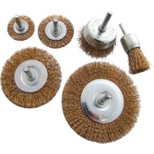 Çağ Pimli Tel Fırça Seti (6 Parçalı)