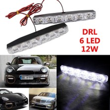 BTM Otomotiv Gündüz Far Ledi 6 LED  Su Geçirmez