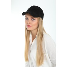 Mood Agenda  Siyah Ayarlanabilir Süet Deri Şapka