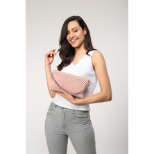 Morpelikan Pudra El Portföy Çarpraz Kadın Omuz Çantası