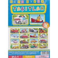 Diytoy Okul Öncesi Taşıtlar 2 ve 3 Parçalı Tamamlama Kartları