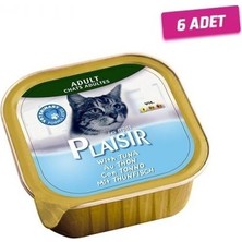 Plaisir Ton Balıklı Pate Kedi Konservesi 100 gr 6 Adet