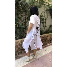 CARİNOX BASKILI GÖMLEK ELBİSE