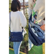 Nemo Bags Kadın Çok Cepli Ayarlanabilir Çapraz Askılı Omuz Çantası