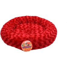 Peggy Petpretty VP-1001 Peluş Simit Yatak Kırmızı 55X55 cm