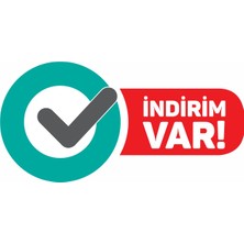 Etiket Sanatı Indirim Var Etiketi Kendinden Yapışkanlı 40 x 20 cm