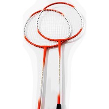 Çantalı Pro Badminton Seti 2 Adet Badminton Raketi 3 Adet Badminton Topu Pro Badminton Set