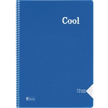 Keskin Color Cool A4 72 Yaprak Kareli Pp Kapak Spiralli Defter