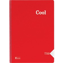 Keskin Color Cool A4 72 Yaprak Kareli Pp Kapak Spiralli Defter