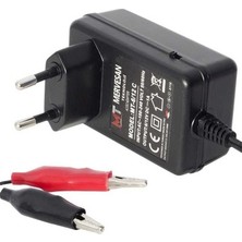Mervesan MT-6/12C 6-12 Volt 1 Amper Krokodil Akü Şarj Adaptörü