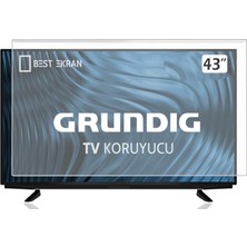 Best Ekran Grundıg 43GCH6700B Tv Ekran Koruyucu - Grundig 43" Inç Tv Ekran Koruyucu