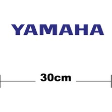 Yamaha Logo Yazı Sticker Etiket Tek Renk