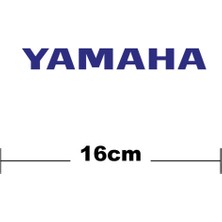 Yamaha Logo Yazı Sticker Etiket Tek Renk