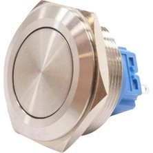 Motorobit 30B-P1Z 30MM Düz Anahtarlı Metal Buton