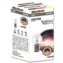 CRN Wolfram P21/5W Düz Tırnak 12V Ampül 10 Adet