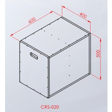 Assa Spor CRS-020 Plyometrik Ahşap Küp