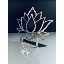 2S Lazer Lotus Çiçeği Lazer Kesim Masaüstü Dekor