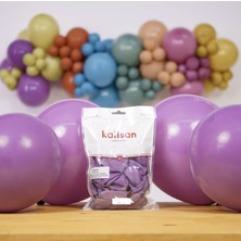 Deniz Party Store Retro Lavanta Rengi  Pastel Latex Balon 12 Inç 10 Adet