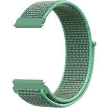 Markacase Samsung Galaxy Watch 4 40 mm R860 Için Dokuma Kordon Spearmint