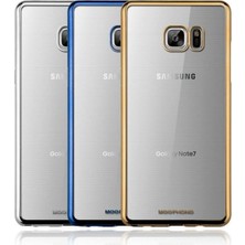 Meephone Samsung Galaxy Note Fe Gold Kenarlı Kristal Kılıf