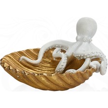 Kokosh Home Polyester Ahtapot Istiridye 29 x 23 cm