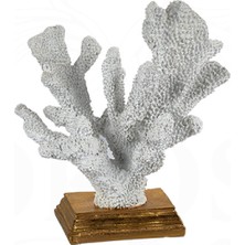 Kokosh Home Polyester Beyaz Mercan 23 x 23 cm