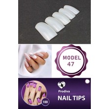 Prodiva 100'Lü Kutulu Takma Tırnak - Nail Tips 47 No