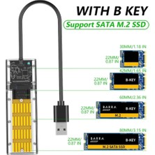 Ally M.2 Sata USB 3.0 Gen1 SSD Harddisk Kutusu  M.2 Ngff- JMS578 Kapaklı