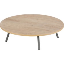 Okuyanlar Modern 60 cm Katlanır Katlanabilir Yer Sofrası (Ahşap Desenli)