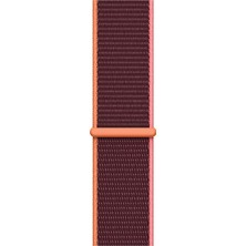 Markacase Samsung Galaxy Watch 46 mm Için Dokuma Kordon Plum