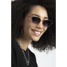 POLO55  Metal Çerçeve Cateye Kadın Güneş Gözlüğü PL22KG009R002