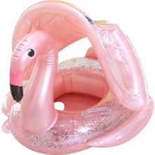 Zunhai Şişme Çocuklar Yüzme Yüzük Koltuğu Flamingo (Yurt Dışından)