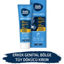 Body Natur Erkekler Için Genital Bölge Tüy Dökücü Krem – Hair Removal Cream 50ml