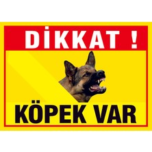 Çağ Ajans Reklam Tanıtım Hizmetleri Çağ Ajans  Dikkat ! Köpek Var  Sticker  25X35 cm  Etiket