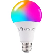 Dünya Led 9W Rgb Kumandalı LED Ampul Yüksek Lümen