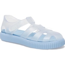 Igor Unisex Çocuk Düz Sandalet Mavi PVC Malzeme ile Hafif ve Rahat Kullanım