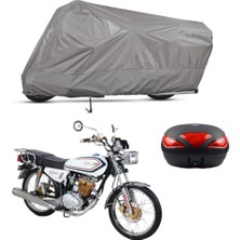 Teksin Kuba Çita 100 Arka Çanta Uyumlu Motosiklet Brandası Motor Brandası (A+ Kalite)