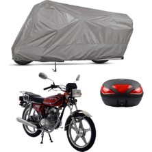 Teksin Mondial 125 Mg Sport Arka Çanta Uyumlu Motosiklet Brandası Motor Brandası (A+ Kalite)