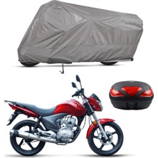 Teksin Kuba Plantinum Arka Çanta Uyumlu Motosiklet Brandası Motor Brandası (A+ Kalite)