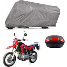 Teksin Lifan LF250GY-7 Arka Çanta Uyumlu Motosiklet Brandası Motor Brandası (A+ Kalite)