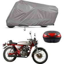 Teksin Skyteam Ace 125 Arka Çanta Uyumlu Motosiklet Brandası Motor Brandası (A+ Kalite)