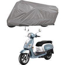 Teksin Sym Fiddle Lii 200 L Motosiklet Brandası Motor Branda (A+ Kalite)