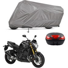 Teksin Yamaha Fz8 Arka Çanta Uyumlu Motosiklet Brandası Motor Brandası (A+ Kalite)