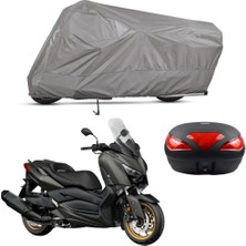 Teksin Yamaha x Max 400 Arka Çanta Uyumlu Motosiklet Brandası Motor Brandası (A+ Kalite)