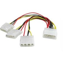 PRİGE 3LÜ POWER ÇOKLAYICI KASA İÇİ 4 PİN MOLEX 1 ERKEK 3 DİŞİ POWER KABLO