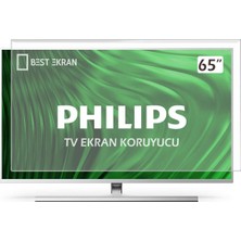 Best Ekran Philips 65OLED936 Tv Ekran Koruyucu - Philips 65" Inç Tv Ekran Koruyucu Şeffaf Paneli